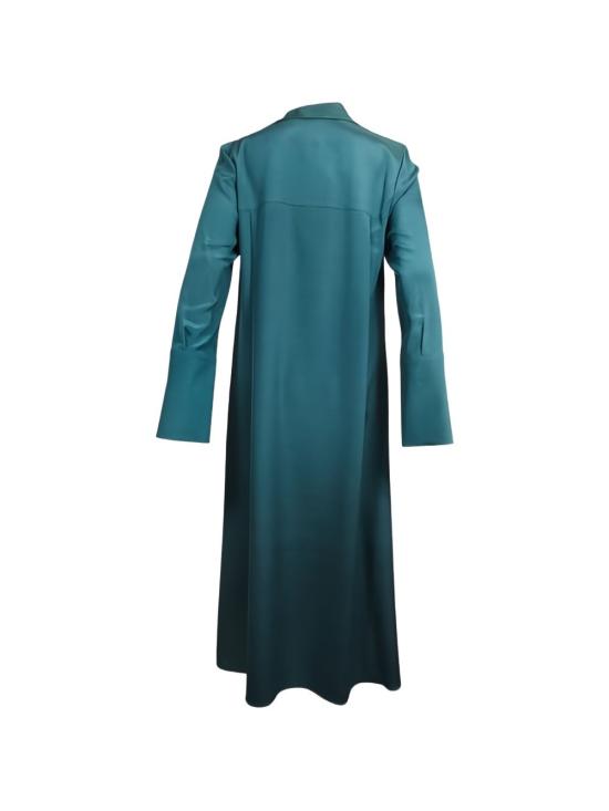 25FW 막스마라 미디 원피스 2521226018600OSSOLA011 Teal - MAX MARA