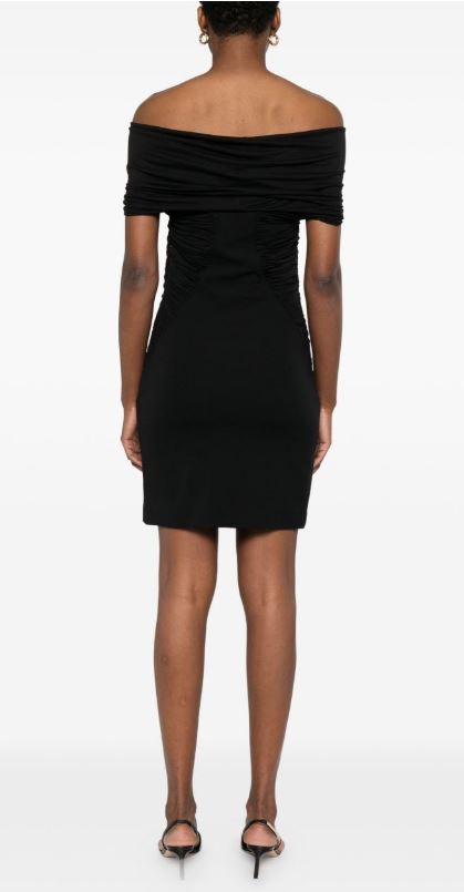 25FW 막스마라 미디 원피스 2521626108600NAVILE004 Black - MAX MARA