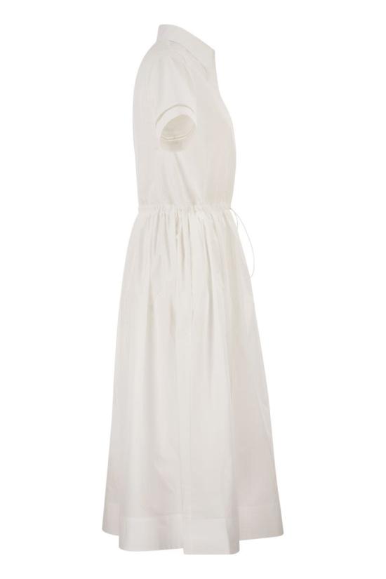 26SS 파비아나 필리피 미디 원피스 ABD276F642L58221 BIANCO OTTICO - FABIANA FILIPPI