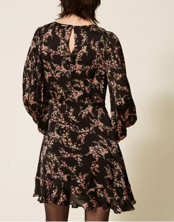 26FW 트윈셋 미디 원피스 262TP275JS2202113700 Dark brown - TWINSET