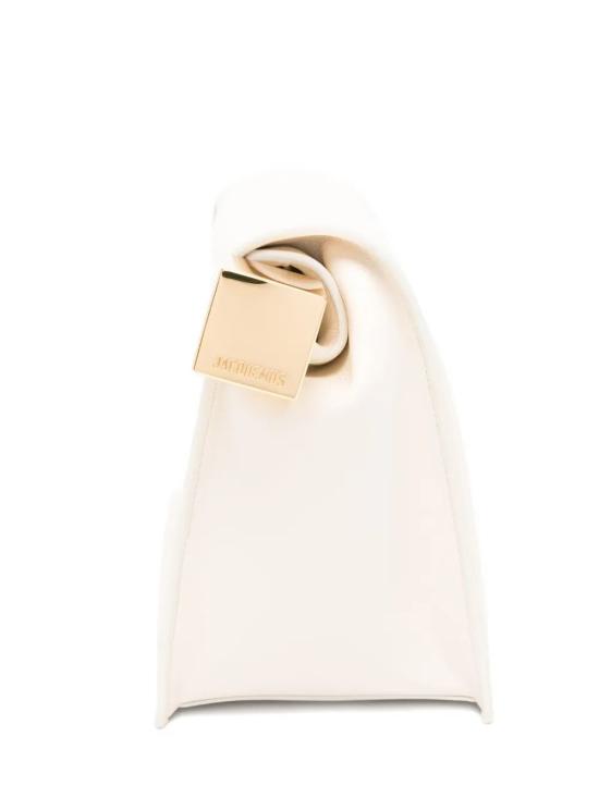 26FW 자크뮈스 론드 까레 클러치 BAW00356AC27L14115 LIGHT IVORY - JACQUEMUS