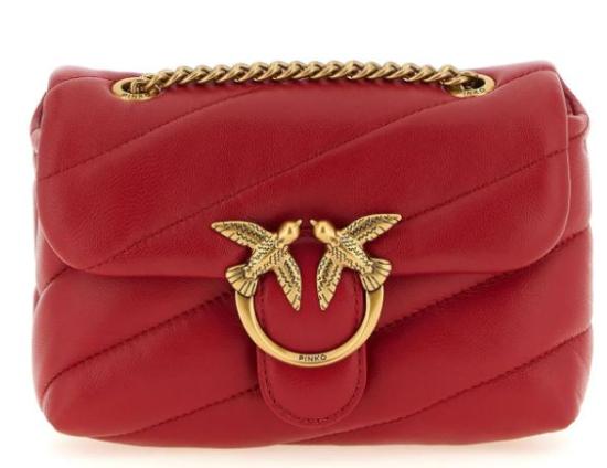 26FW 핑코 토트백 100040LOVEPUFFBABYA0F2R59Q ROSSO