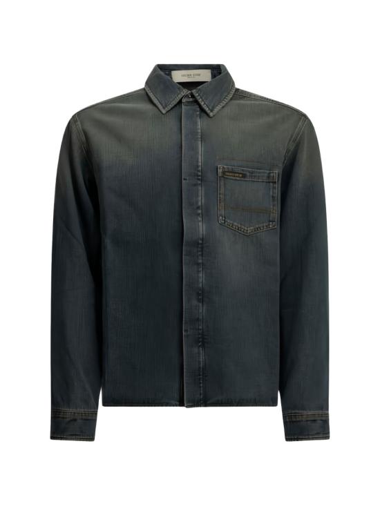 26FW 골든구스 셔츠 GMP02757P00265450100 BLUE - GOLDEN GOOSE