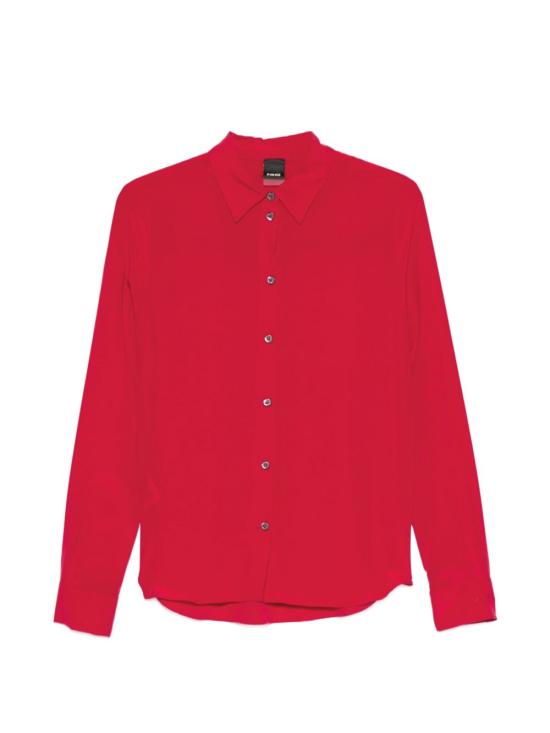 26FW 핑코 셔츠 105593CRACKERSA3L1R66 ROSSO