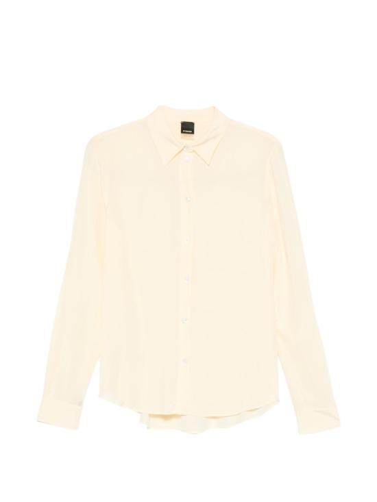 26FW 핑코 셔츠 105593CRACKERSA3L1H02 GIALLO