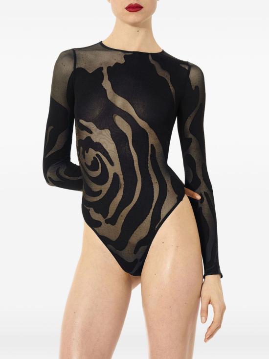 26FW 월포드 반팔 티셔츠 783349180 BLACK - WOLFORD