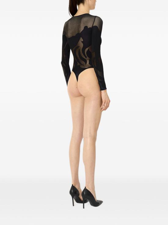 26FW 월포드 반팔 티셔츠 783349180 BLACK - WOLFORD