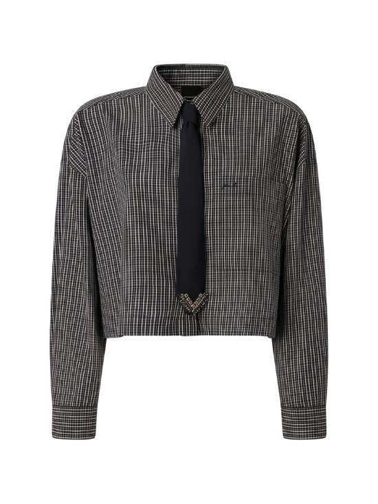 26FW 핑코 셔츠 107453CARLINAA3FQZF6 NERO - PINKO