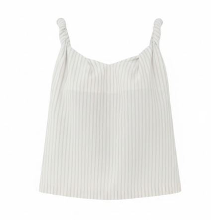 26SS 엘레 민소매 티셔츠 SS260013PANNA White
