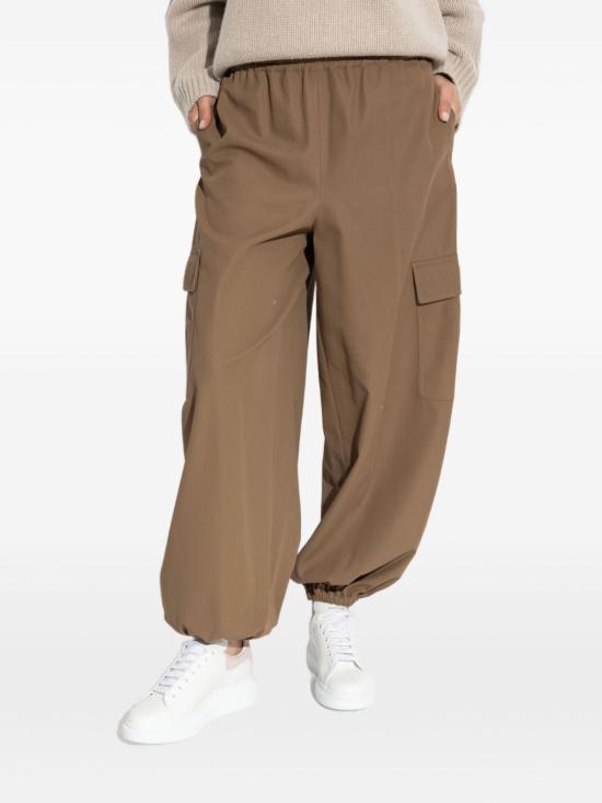 25FW 막스마라 스트레이트 팬츠 2521136101600GLAUCO003 Khaki - MAX MARA