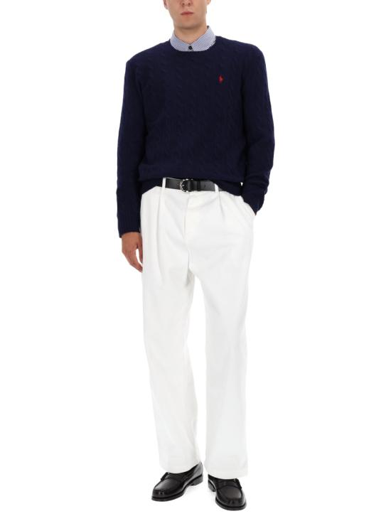 26FW 랄프 로렌 스웨터 710876762002HUNTERNAVY Navy blue - RALPH LAUREN
