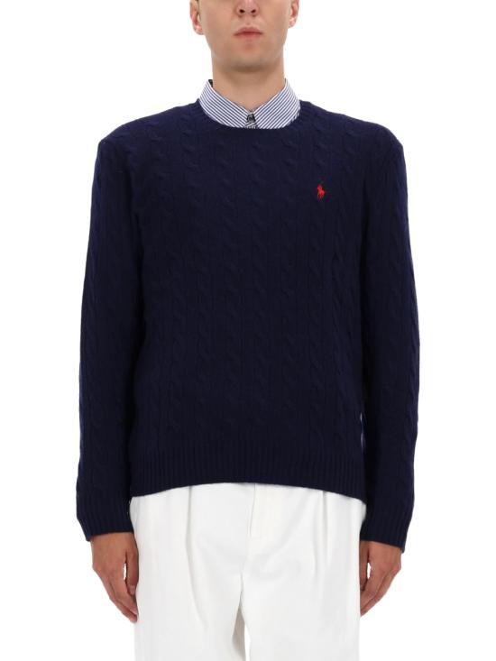 26FW 랄프 로렌 스웨터 710876762002HUNTERNAVY Navy blue