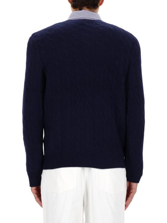 26FW 랄프 로렌 스웨터 710876762002HUNTERNAVY Navy blue - RALPH LAUREN