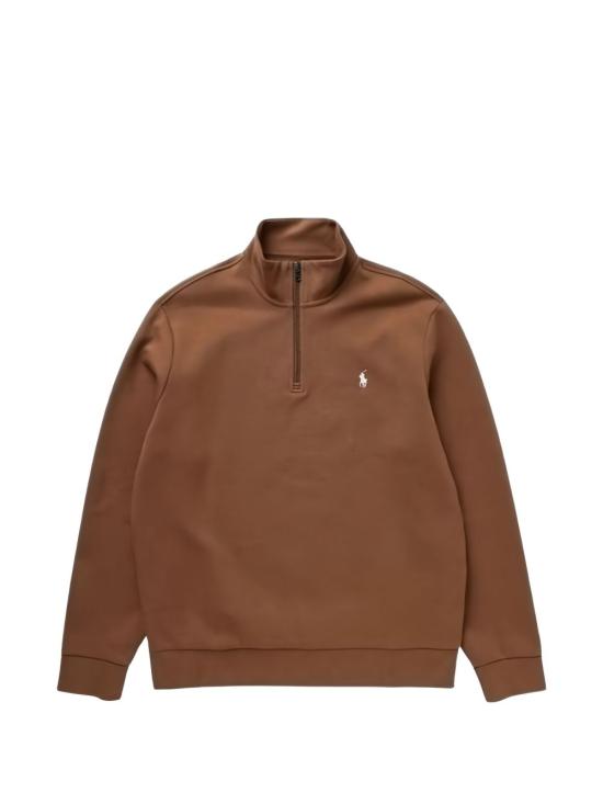 26FW 랄프 로렌 하프 집업 스웨트 셔츠 710P06234510LUGGAGEBROWNC1730 - RALPH LAUREN