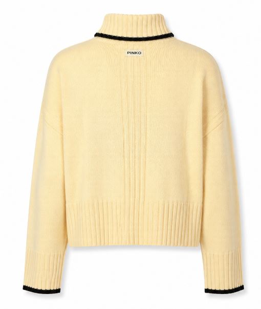 26FW 핑코 스웨터 105446FALKLANDA3G1C15 BEIGE - PINKO