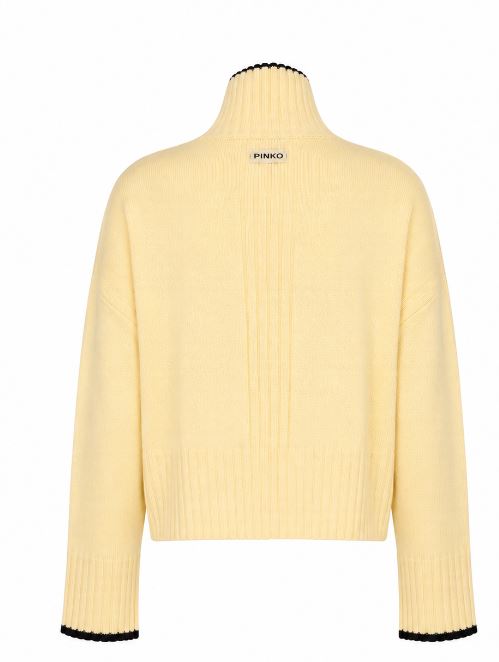 26FW 핑코 스웨터 105446FALKLANDA3G1C15 BEIGE - PINKO