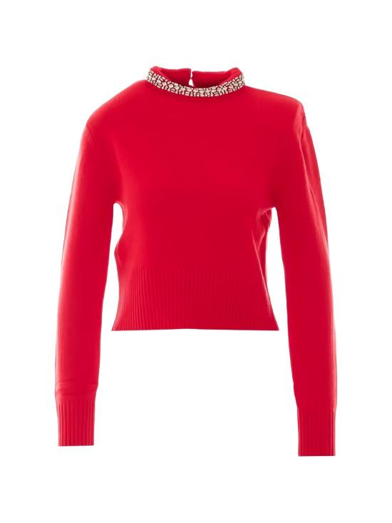 26FW 핑코 스웨터 107274BERLINOA3GIR29 ROSSO - PINKO