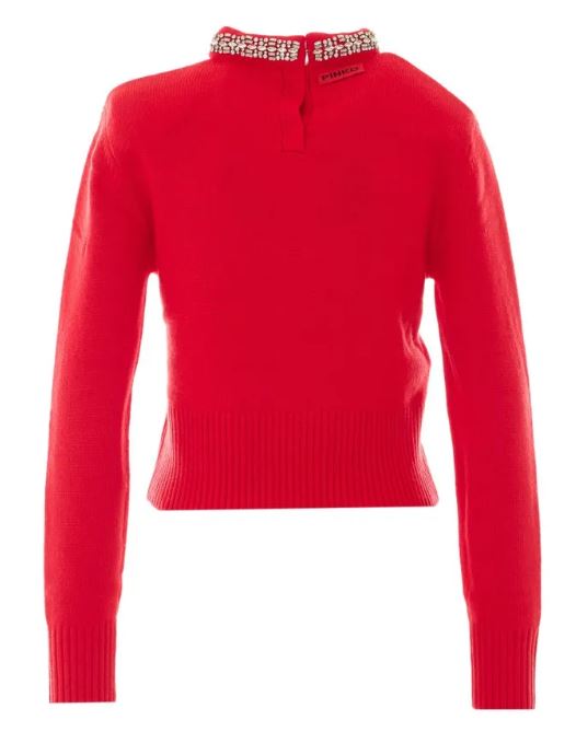 26FW 핑코 스웨터 107274BERLINOA3GIR29 ROSSO - PINKO