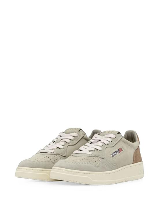 26FW 오트리 메달리스트 로우 레더 스니커즈 AULWTS37 TRIC SUEDE PELICAN - AUTRY