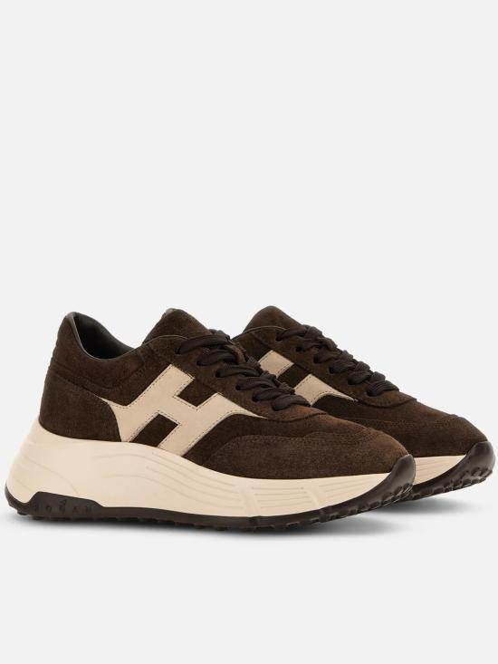26FW 호간 스니커즈 HXW6690FR30U5W0UUM Dark brown - HOGAN