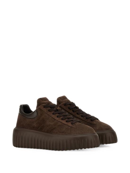 26FW 호간 스니커즈 HXW6450FC6TPJQ0UV2 Dark brown - HOGAN