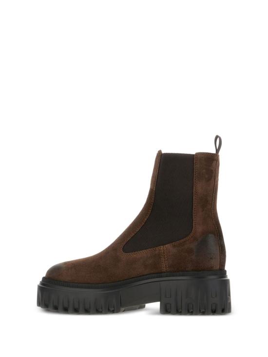 26FW 호간 부츠 HXW7000FV30BYES610 Dark brown - HOGAN