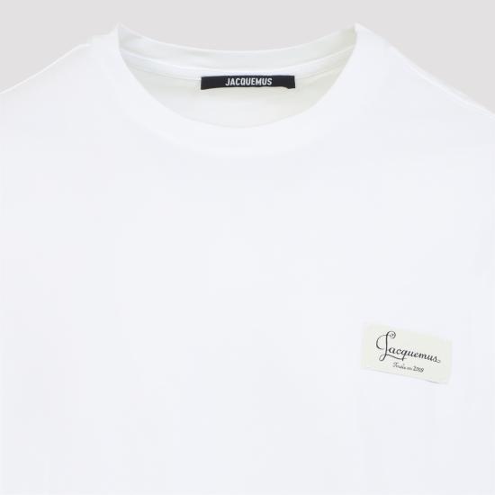 26FW 자크뮈스 반팔 티셔츠 TSU00329AJ00327 100 WHITE - JACQUEMUS