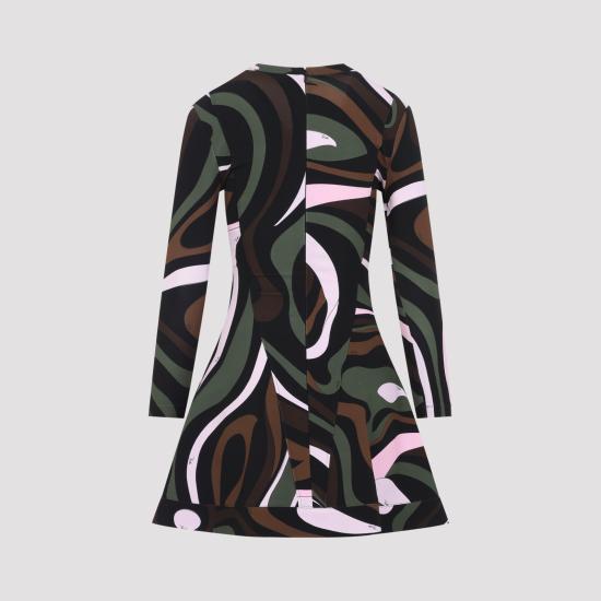 26FW 에밀리오푸치 미디 원피스 6UJG866U766 004 MULTICOLOUR - EMILIO PUCCI