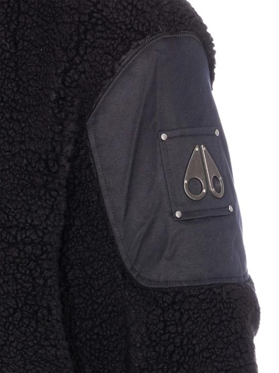 26FW 무스너클 SAGLEK 플리스 집 자켓 M35MS601 292 BLACK - MOOSE KNUCKLES
