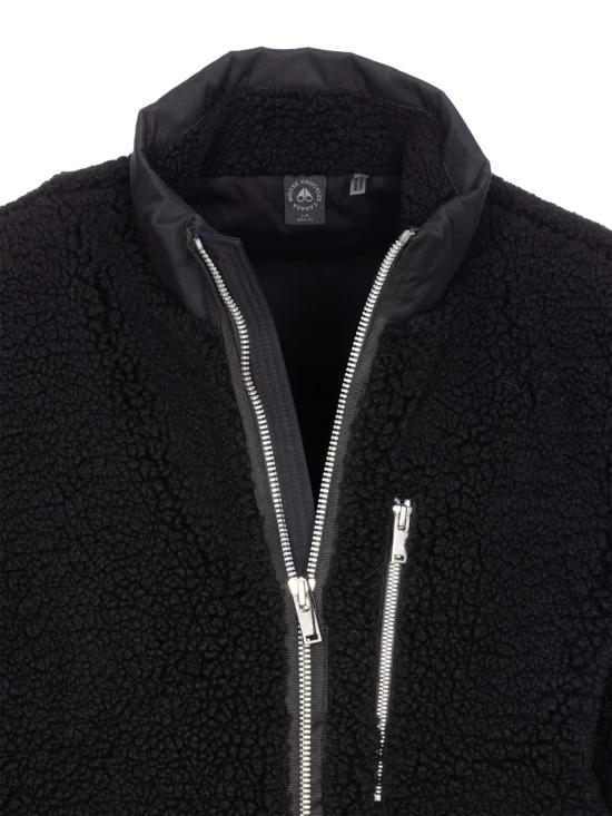 26FW 무스너클 SAGLEK 플리스 집 자켓 M35MS601 292 BLACK - MOOSE KNUCKLES