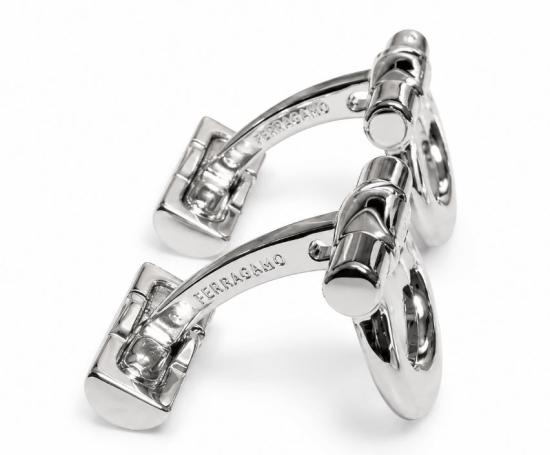 26FW 살바토레 페라가모 커프스 링크/타이 홀더 676145775189OTTONE Off white - SALVATORE FERRAGAMO