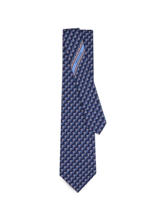 26FW 살바토레 페라가모 넥타이 794424351419NAVY Navy blue