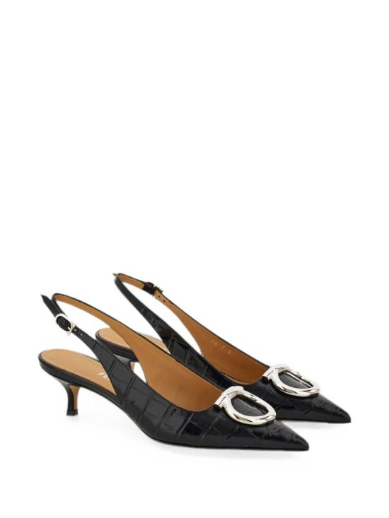 26FW 살바토레 페라가모 힐/펌프스 79486701L946NEROBISCOTTO Black - SALVATORE FERRAGAMO