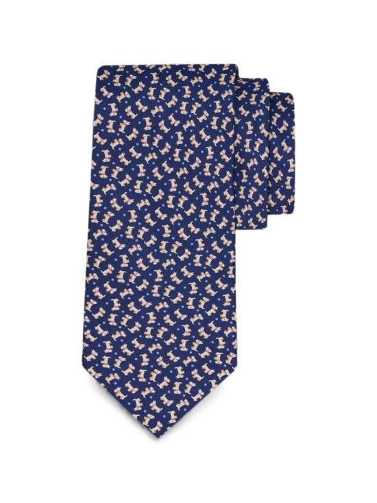 26FW 살바토레 페라가모 넥타이 794615351449BLUETTE Navy blue