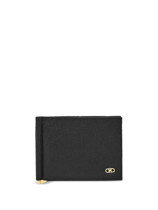 26FW 살바토레 페라가모 간치니 머니클립 반지갑 776473661475NERO Black