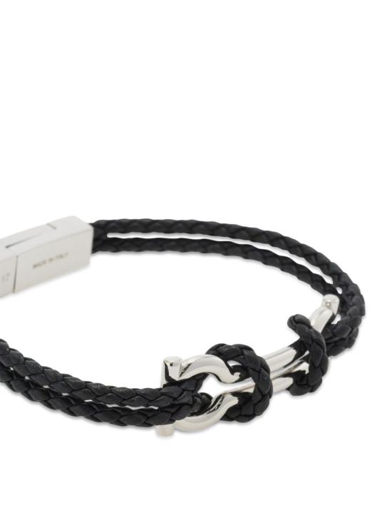 26FW 살바토레 페라가모 브레이슬릿 796081770422NERO Black - SALVATORE FERRAGAMO