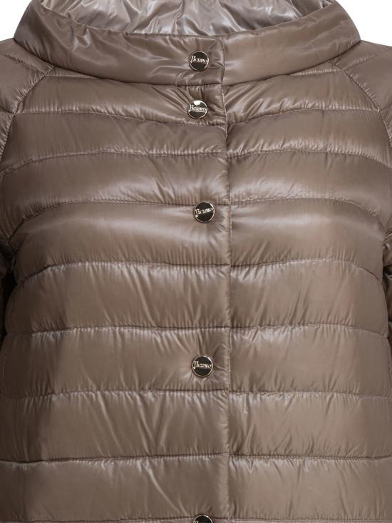 26FW 에르노 하이넥 나일론 퀼팅 패딩 PI0769D12017Z2619 BEIGE - HERNO