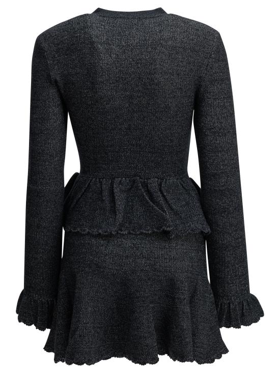 26FW 셀프 포트레이트 미디 원피스 AW26085SCNNAVY BLUE - SELF PORTRAIT
