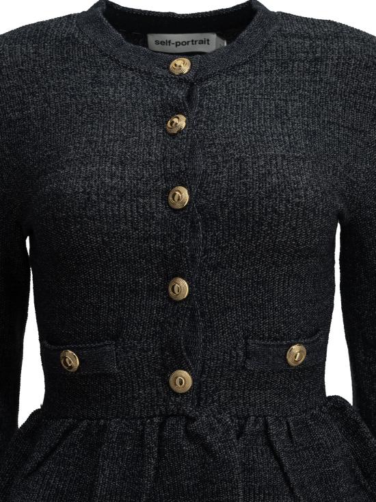 26FW 셀프 포트레이트 미디 원피스 AW26085SCNNAVY BLUE - SELF PORTRAIT
