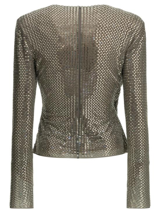 26FW 셀프 포트레이트 반팔 티셔츠 AW26154TGRGREY SILVER - SELF PORTRAIT