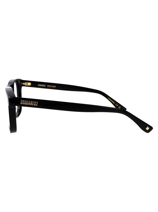 26FW 디스퀘어드2 안경 D2 0224 807 BLACK - DSQUARED2