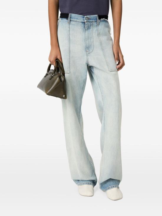 26FW MM6 메종마르지엘라 스트레이트 팬츠 S62KB0272M30055970 LIGHT BLUE - MM6 MAISON MARGIELA