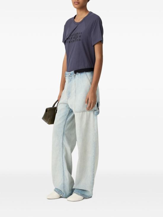 26FW MM6 메종마르지엘라 스트레이트 팬츠 S62KB0272M30055970 LIGHT BLUE - MM6 MAISON MARGIELA