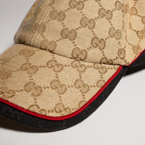 26FW 구찌 GG 코튼 캔버스 베이스볼 캡 A001I24HBLB9660 BEIGE - GUCCI