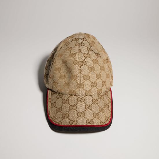26FW 구찌 GG 코튼 캔버스 베이스볼 캡 A001I24HBLB9660 BEIGE