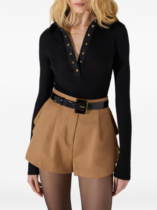 26FW 엘리자베타프랜치 반팔 티셔츠 MD12B67E2110 BLACK - ELISABETTA FRANCHI