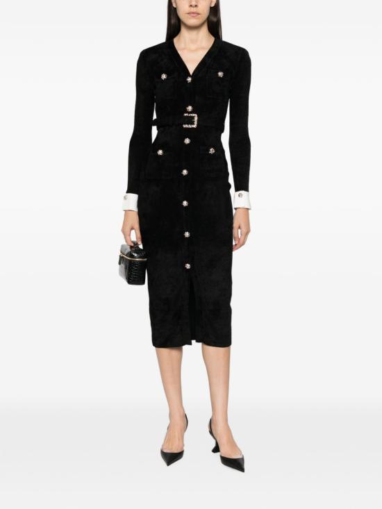 26FW 셀프 포트레이트 미디 원피스 AW26099MBBLACK - SELF PORTRAIT