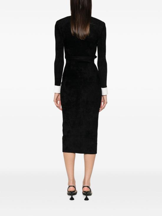 26FW 셀프 포트레이트 미디 원피스 AW26099MBBLACK - SELF PORTRAIT