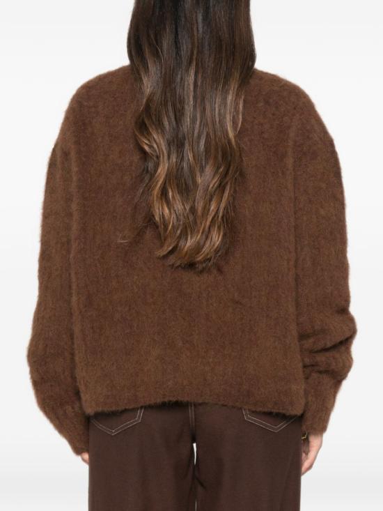 26FW 우마 왕 반팔 티셔츠 UK7165UW240 BROWN - UMA WANG