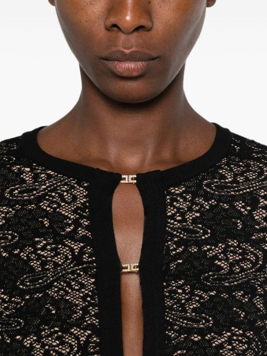 26FW 엘리자베타프랜치 스웨터 MK29Q66E2FR9 BLACK - ELISABETTA FRANCHI